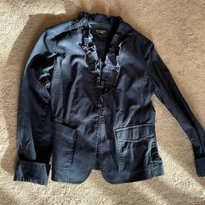 Talbots size 2 navy blue blazer